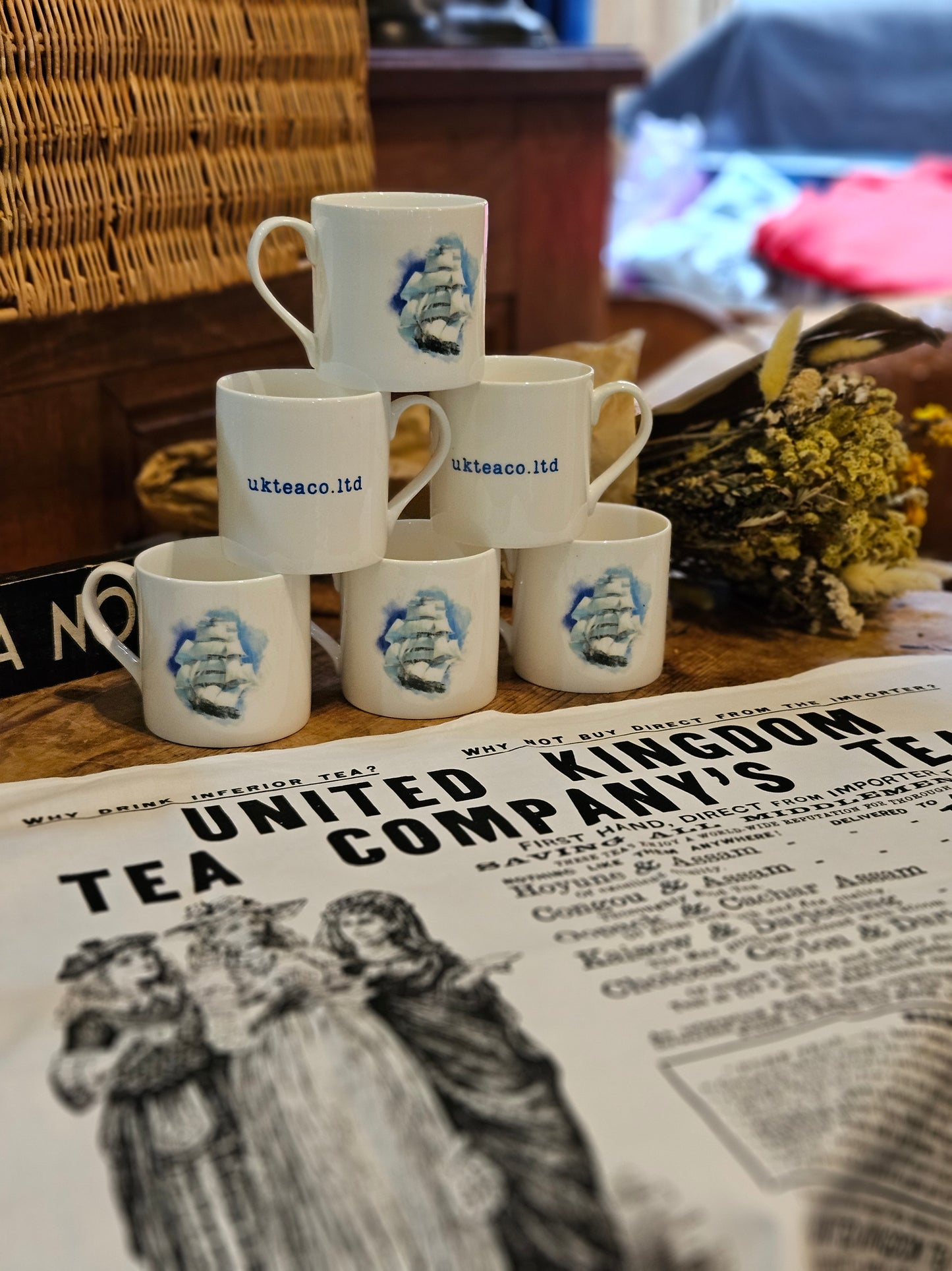 UKTEACO Official Bone China Mug