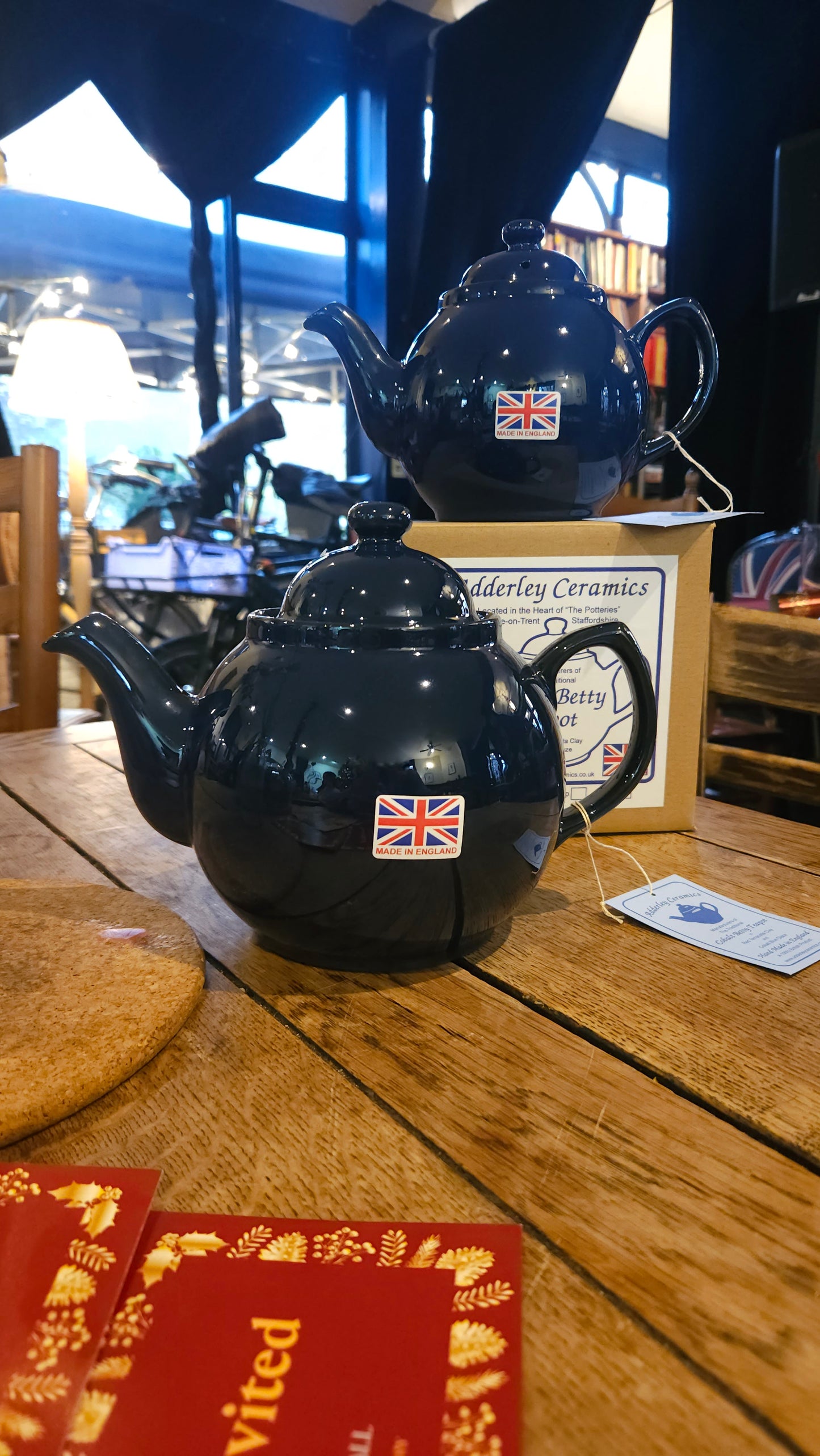 Cobalt Brown Betty Tea Pot